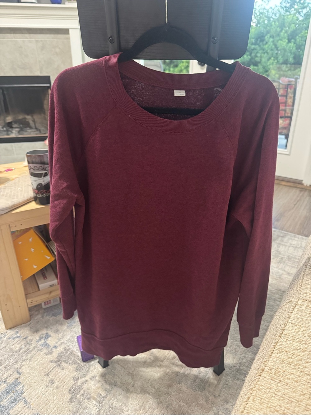Old Navy Burgundy Crewneck Sweatshirt